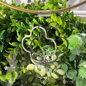 Earrings- Gunmetal in a clover/cross kind of shape!? Safe for sensitive ears